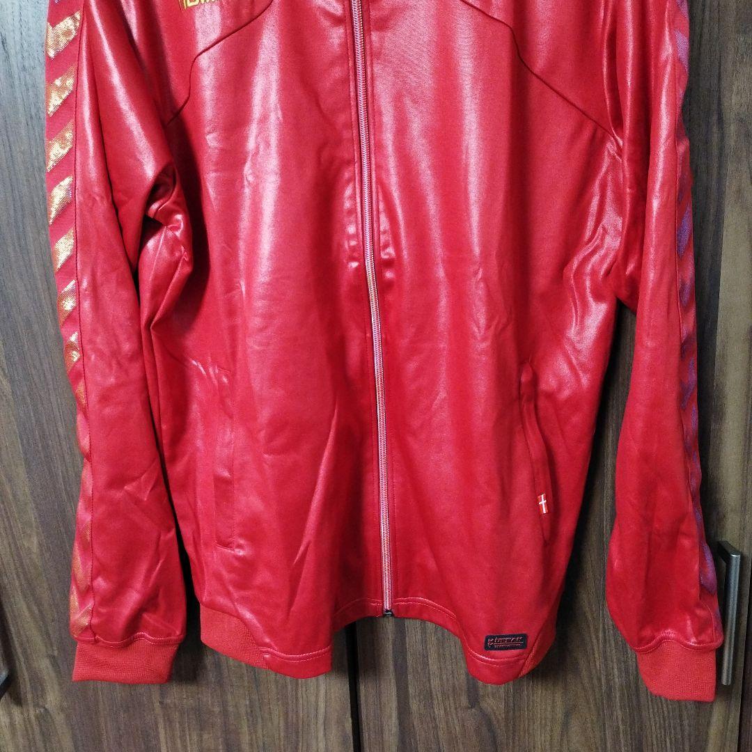 光沢デザイン★hummel　ヒュンメル　ジャージ上下　セットアップ　サイズXO
