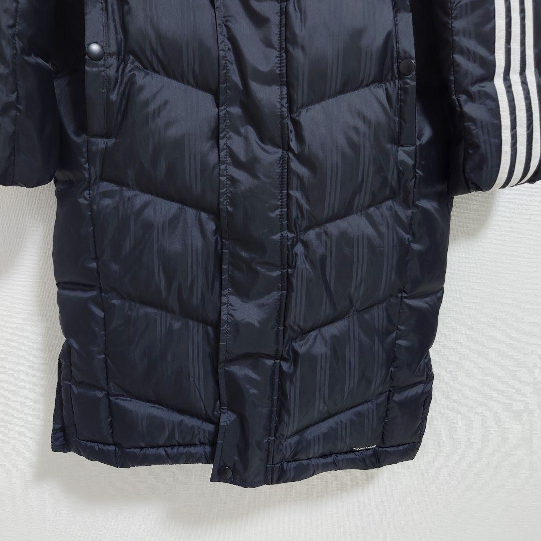 【美品】adidas アディダス 高機能ベンチコート 140サイズ　サッカー　黒