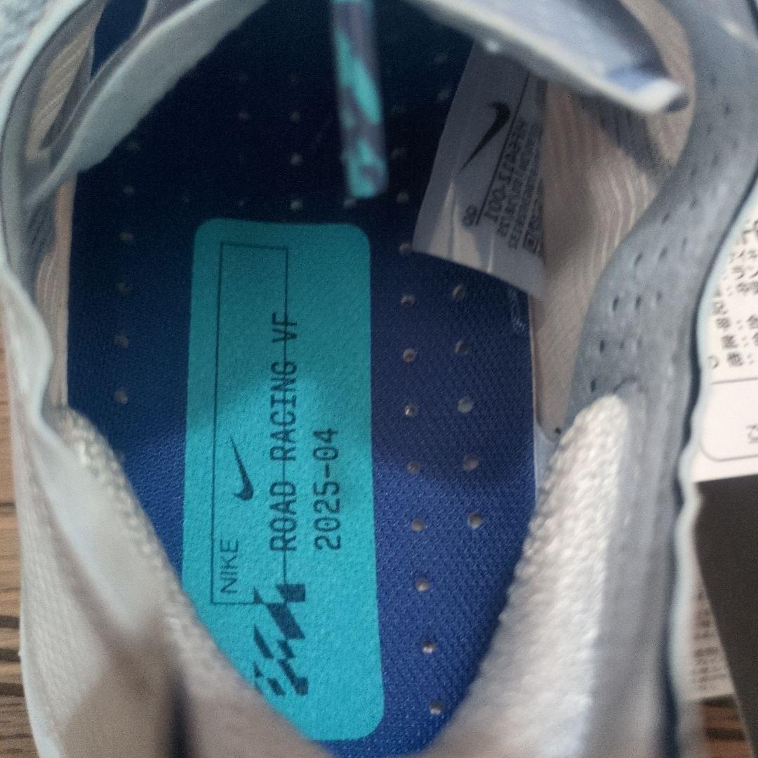 Nike ZoomX　ヴェイパーフライ ホワイト/ネイビー　23.5cm