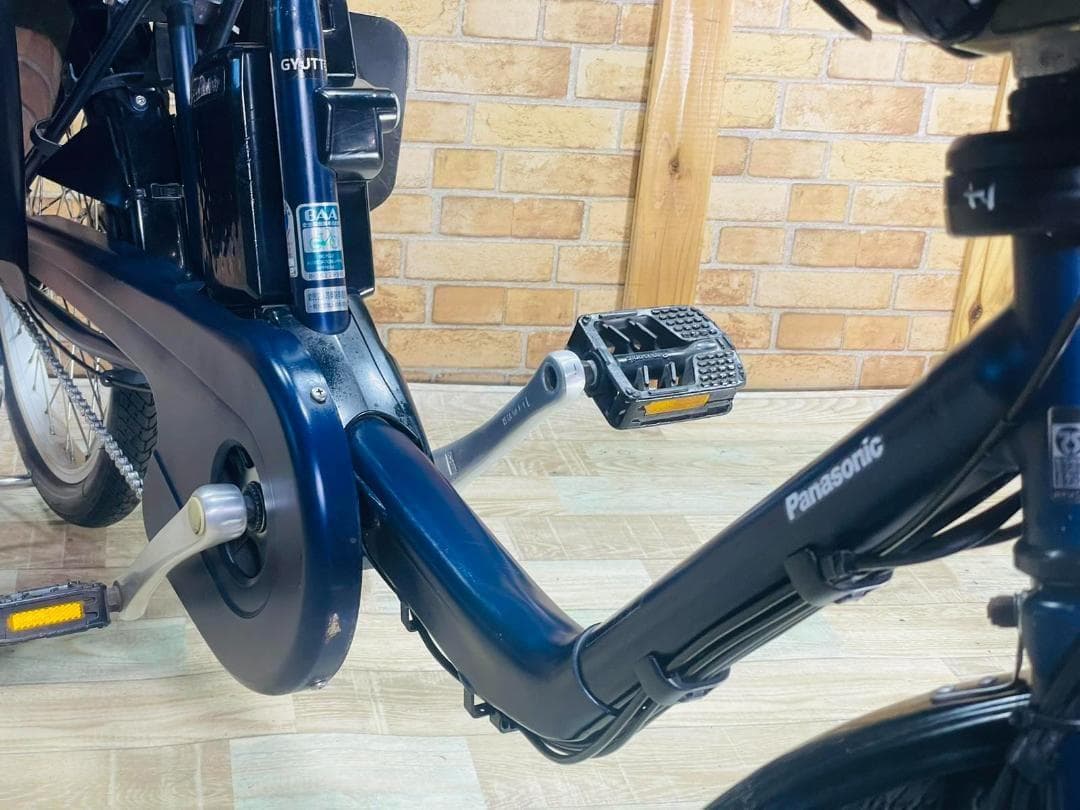 値上直前 ネイビー 大容量 パナソニック 子供乗せ電動アシスト自転車ZH3204