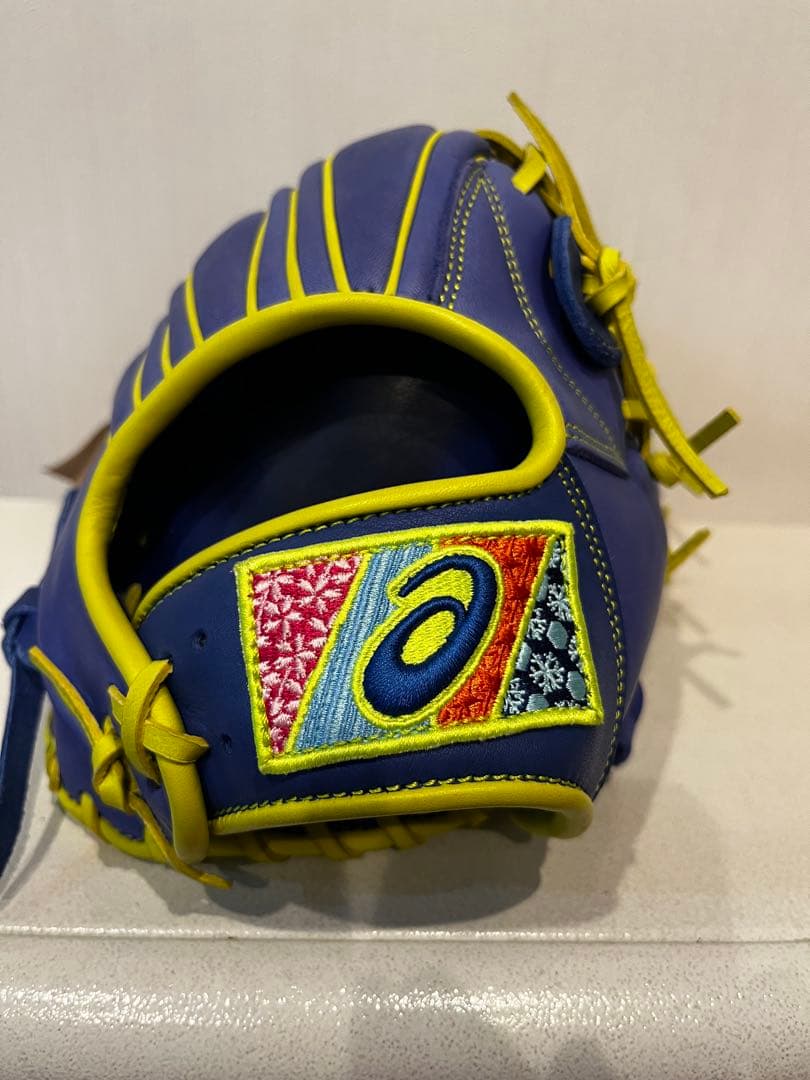 新品　アシックス　野球 軟式グラブ 外野手用 シキサイ　グローブ　右投げ用　12