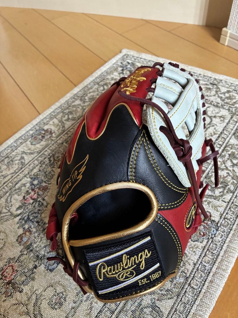 Rawlings 軟式グローブ 12インチ 黒赤