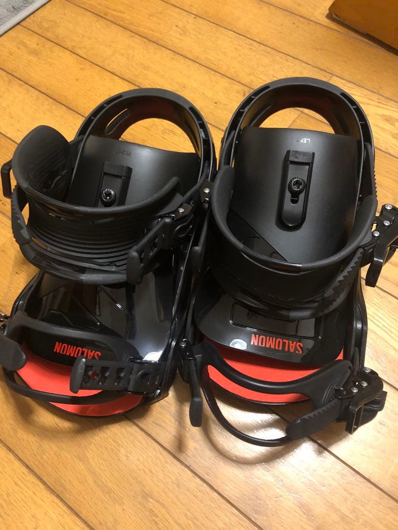 SALOMON スノーボードビンディング ブラック/レッド