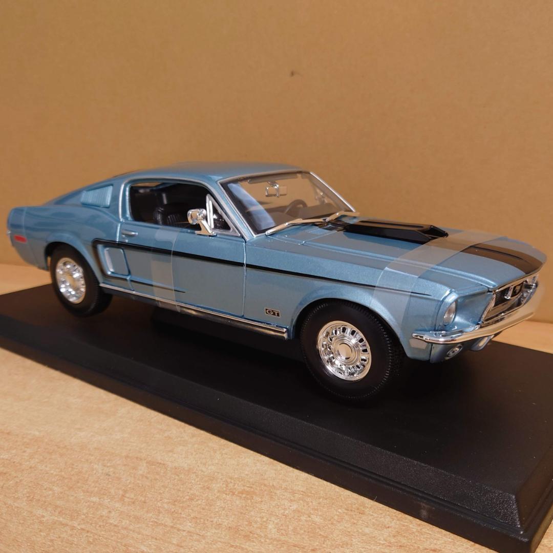 1/18 フォードマスタングGT コブラ ジェット 1968 マイスト製ミニカー