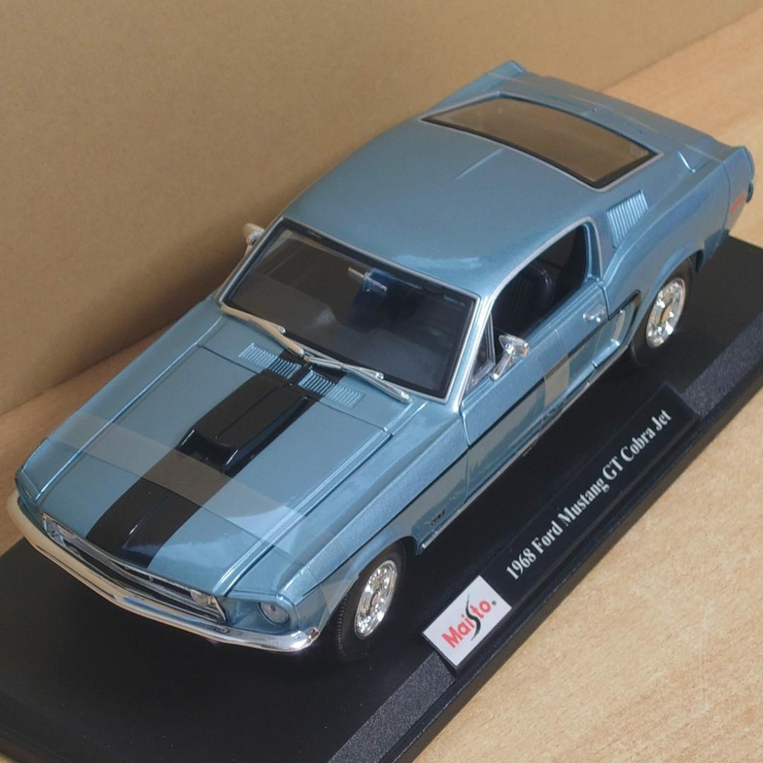 1/18 フォードマスタングGT コブラ ジェット 1968 マイスト製ミニカー