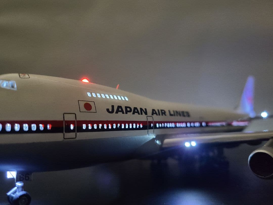 JAL BOEING 747-200 LED仕様完成品