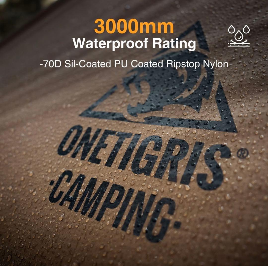 新品【ONETIGRIS】APEX TRAIL キャンプテント 二又ポール標準