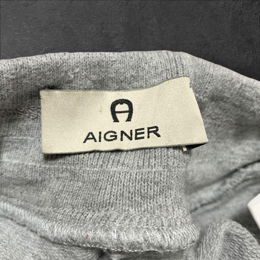 AIGNER アイグナー セットアップ ジャージ パーカー ロゴ刺繍 L