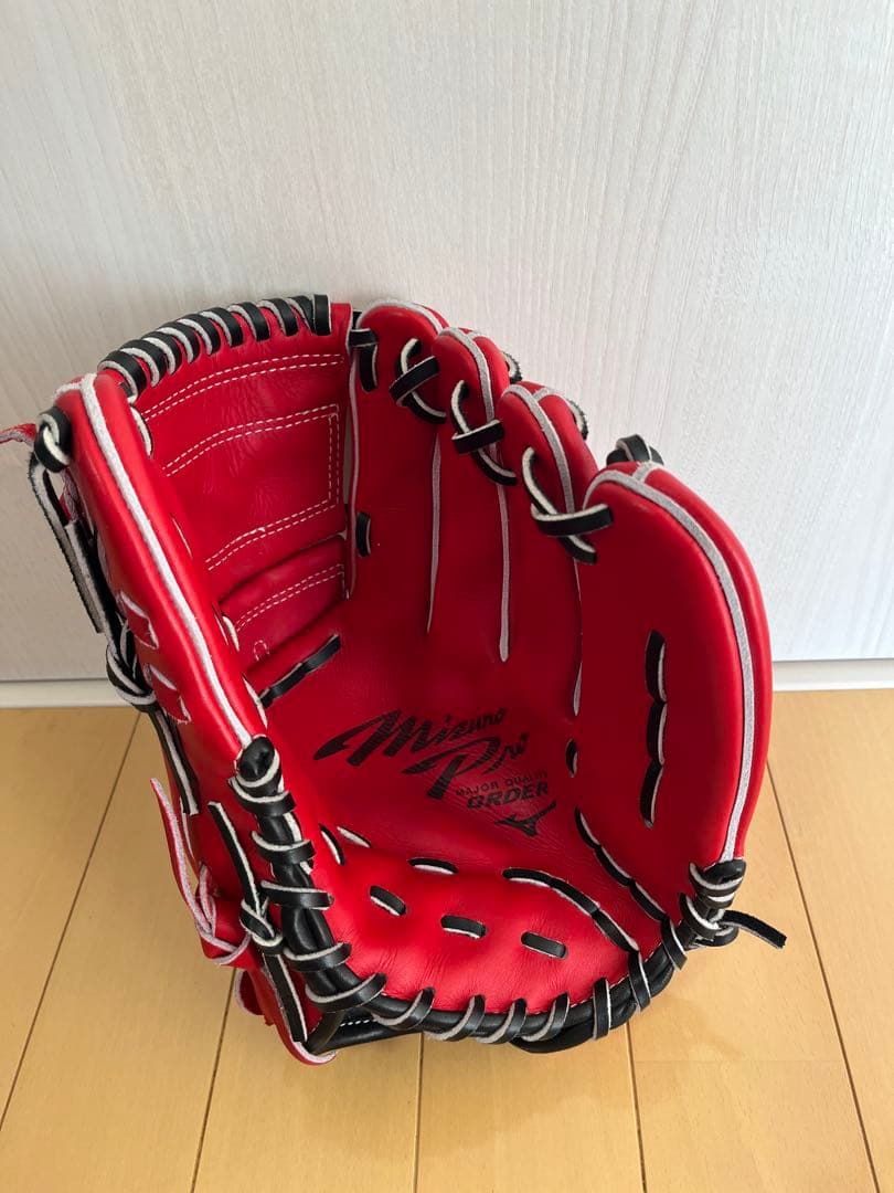 新品ミズノプロ ダイバーシティブルー　軟式オーダーグローブ