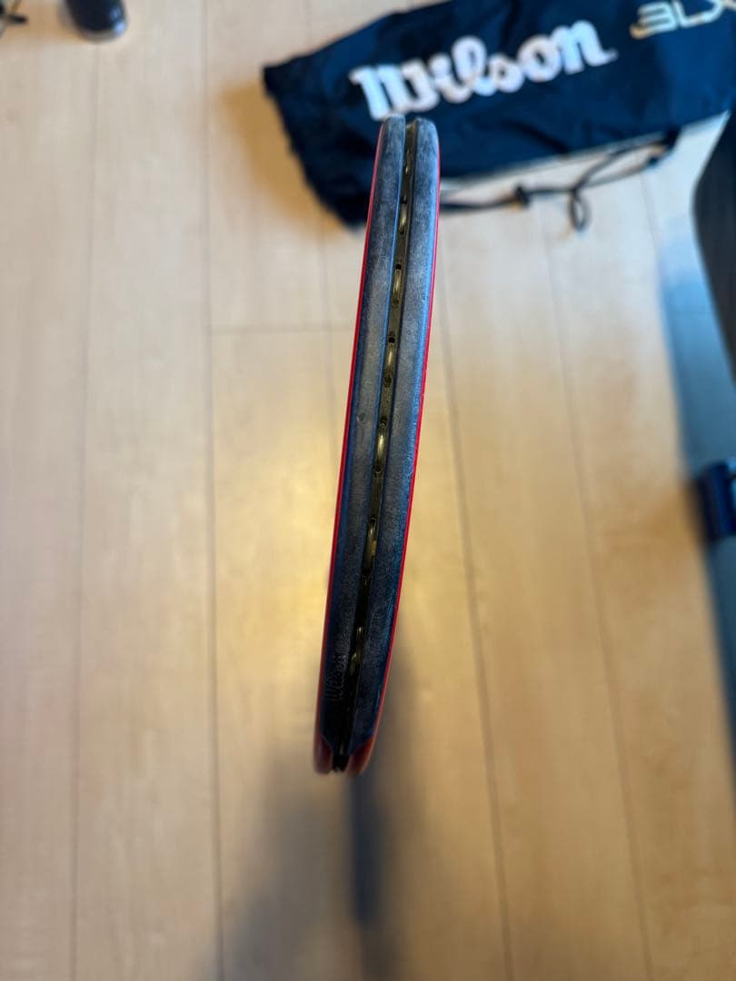 Wilson Pro Staff 975 テニスラケット 赤黒　（公式テニス）