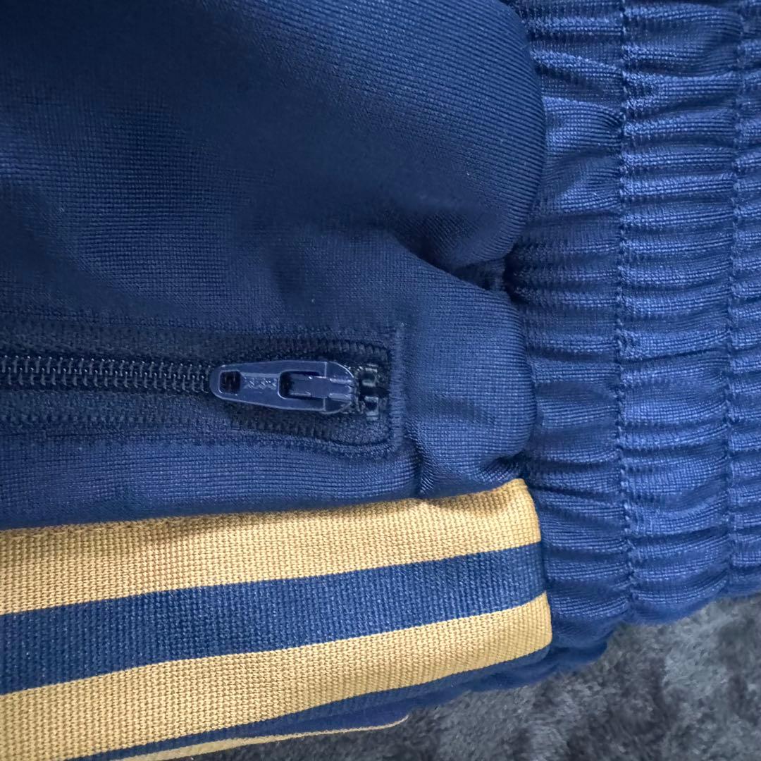 adidas ファイヤーバード トラックパンツ XS ネイビー×イエロー