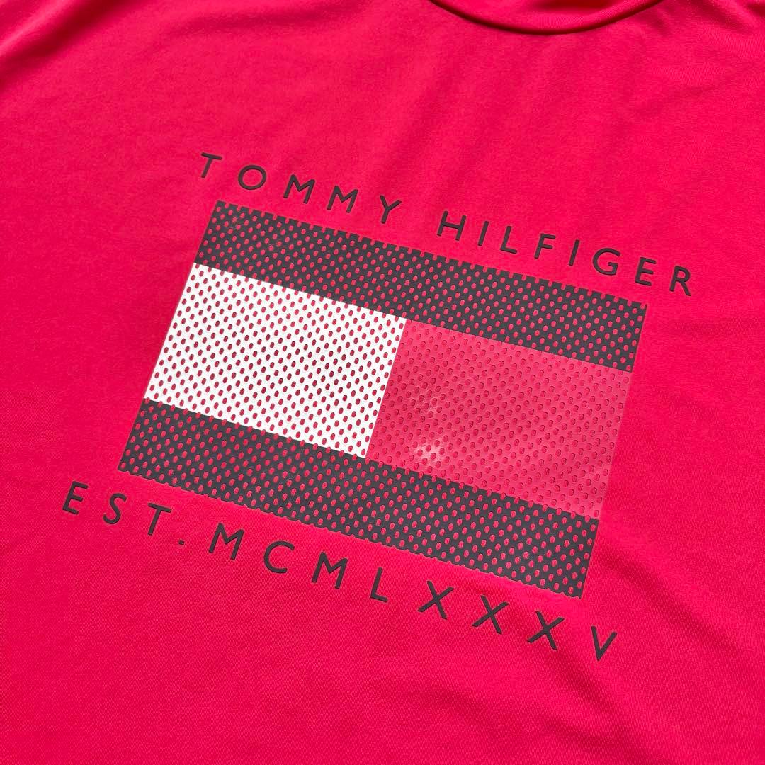   GOLF 半袖モックネックTシャツ XL 赤