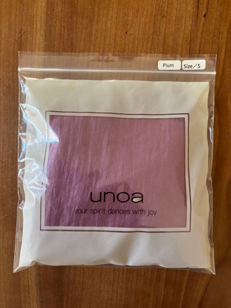 新品 unoa ウノア ショートパンツ S プラム　 バレエ サウナパンツ