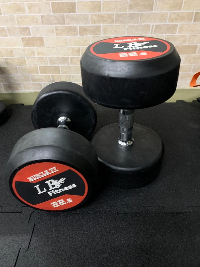 半額　　ラバーダンベル　2５kg 2個