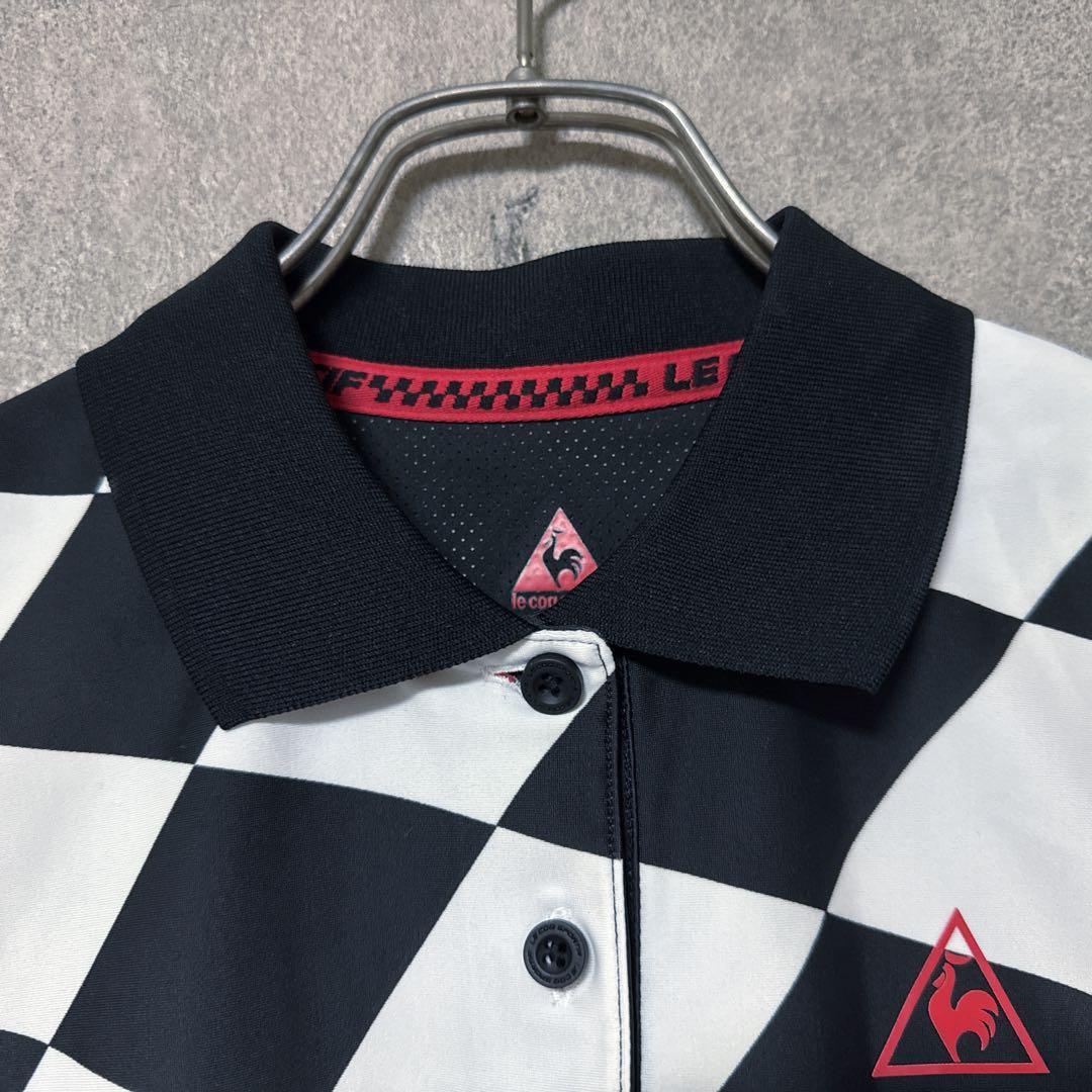 le coq sportif golf ルコック 半袖 ポロシャツ ブラック M