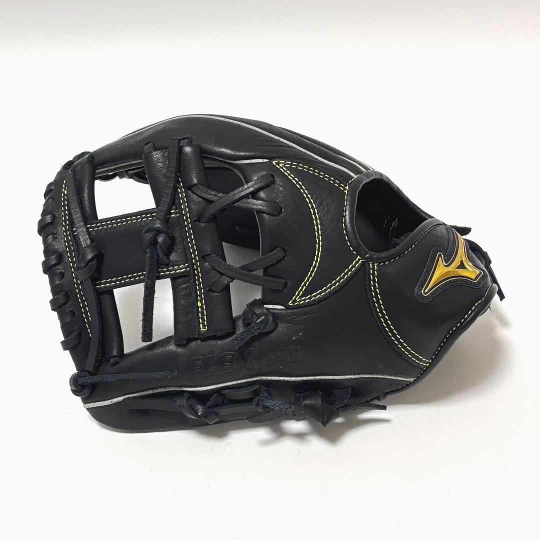 【美品】ミズノ 野球グローブ 軟式 FLEX DUO III 左利き用