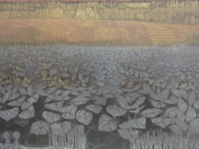 大島秀信、【風景】、希少な大判額装用画集より、美品、日本人画家