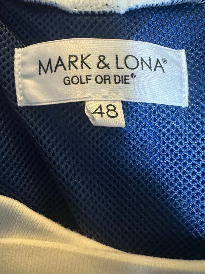 2024 マークアンドロナ　MARK＆LONA ブルゾン　アウター　48 ブルー
