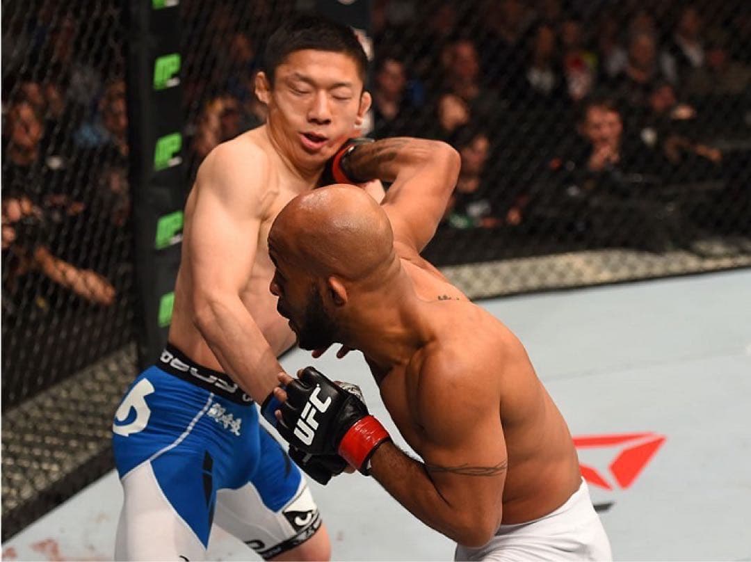 〈非売品〉UFC186 堀口恭司 実使用バンテージ & 試合用ファイトパンツ