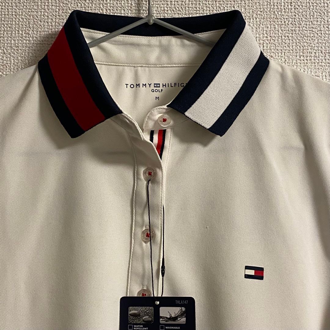 タグ付！  GOLF UV 長袖　ポロシャツ　白　M