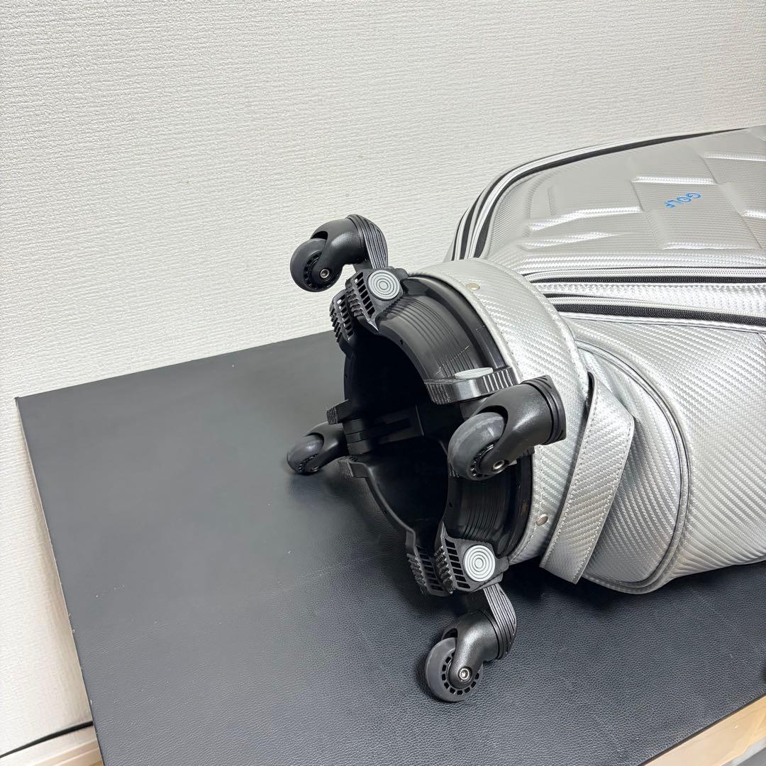 【超希少/非売品】UUUM GOLF コンペ景品 キャディバッグ シルバー 美品