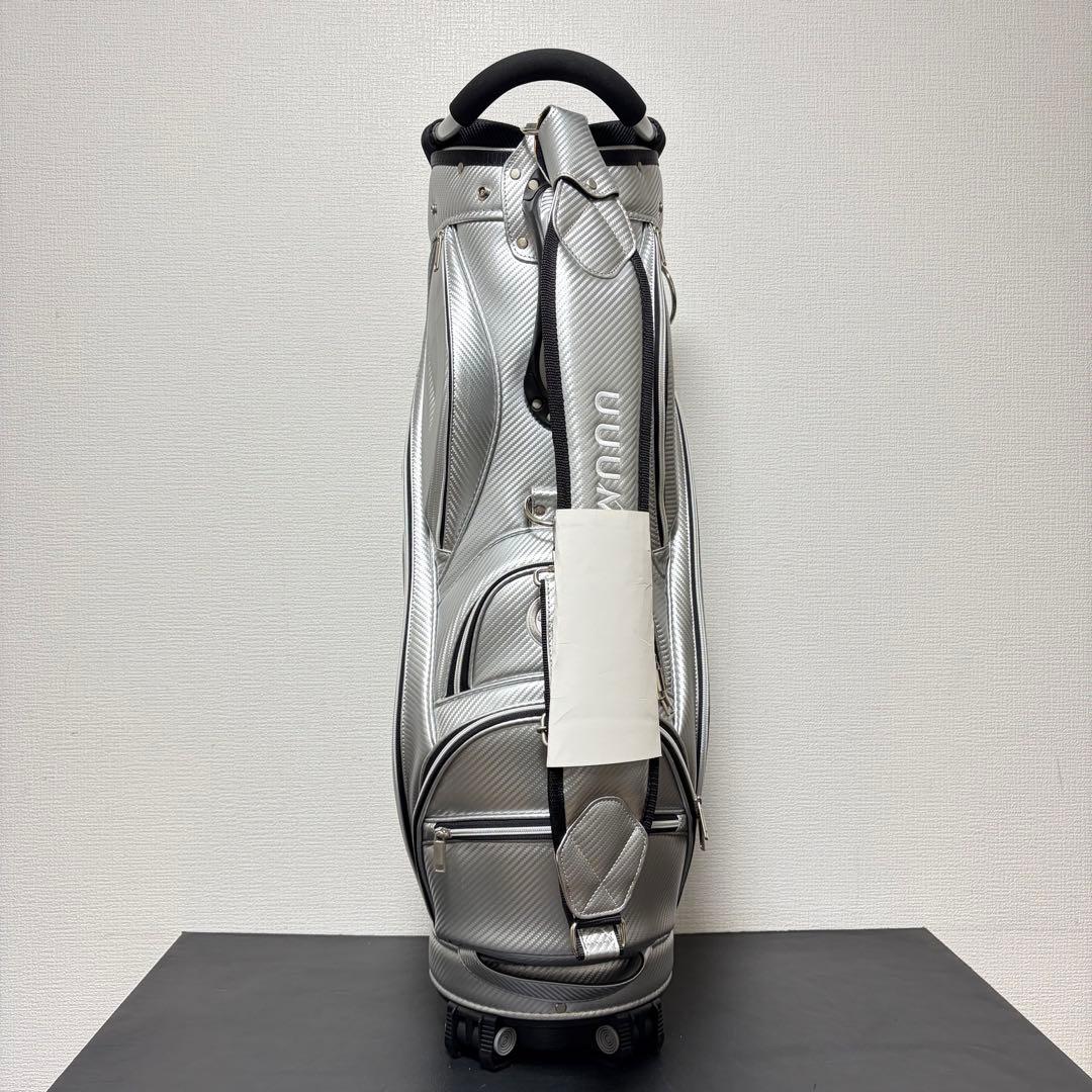 【超希少/非売品】UUUM GOLF コンペ景品 キャディバッグ シルバー 美品