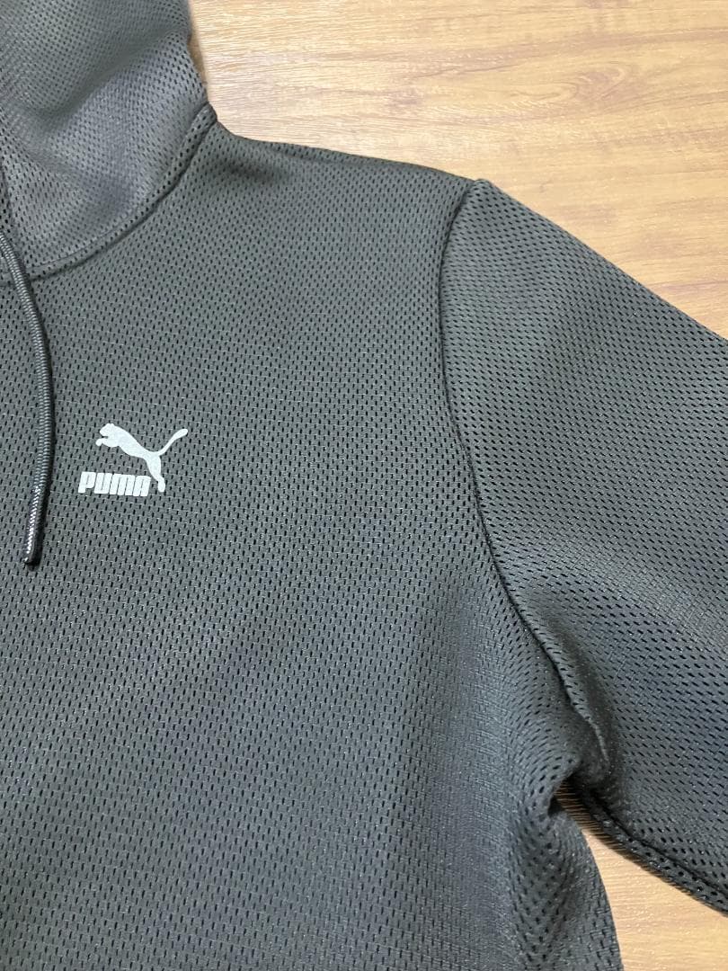 ◆新品(国内外売切レア商品)◆ PUMA MESH FULL ZIP HOODY