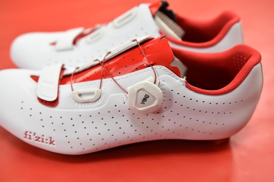 Fizik tempo overcurve R5 シューズ size40 白/赤