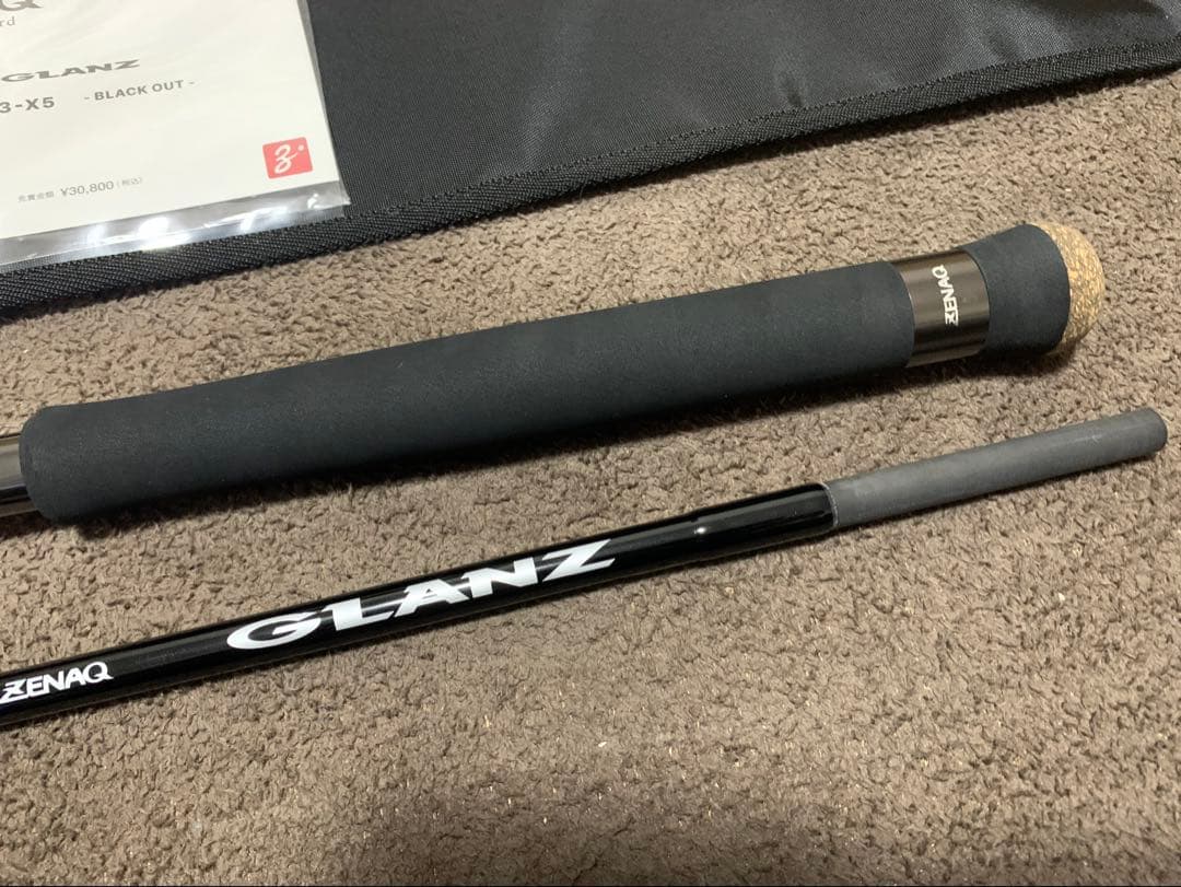 ZENAQ ゼナック　25　GLANZ GB73-X5 BLACK OUT 美品