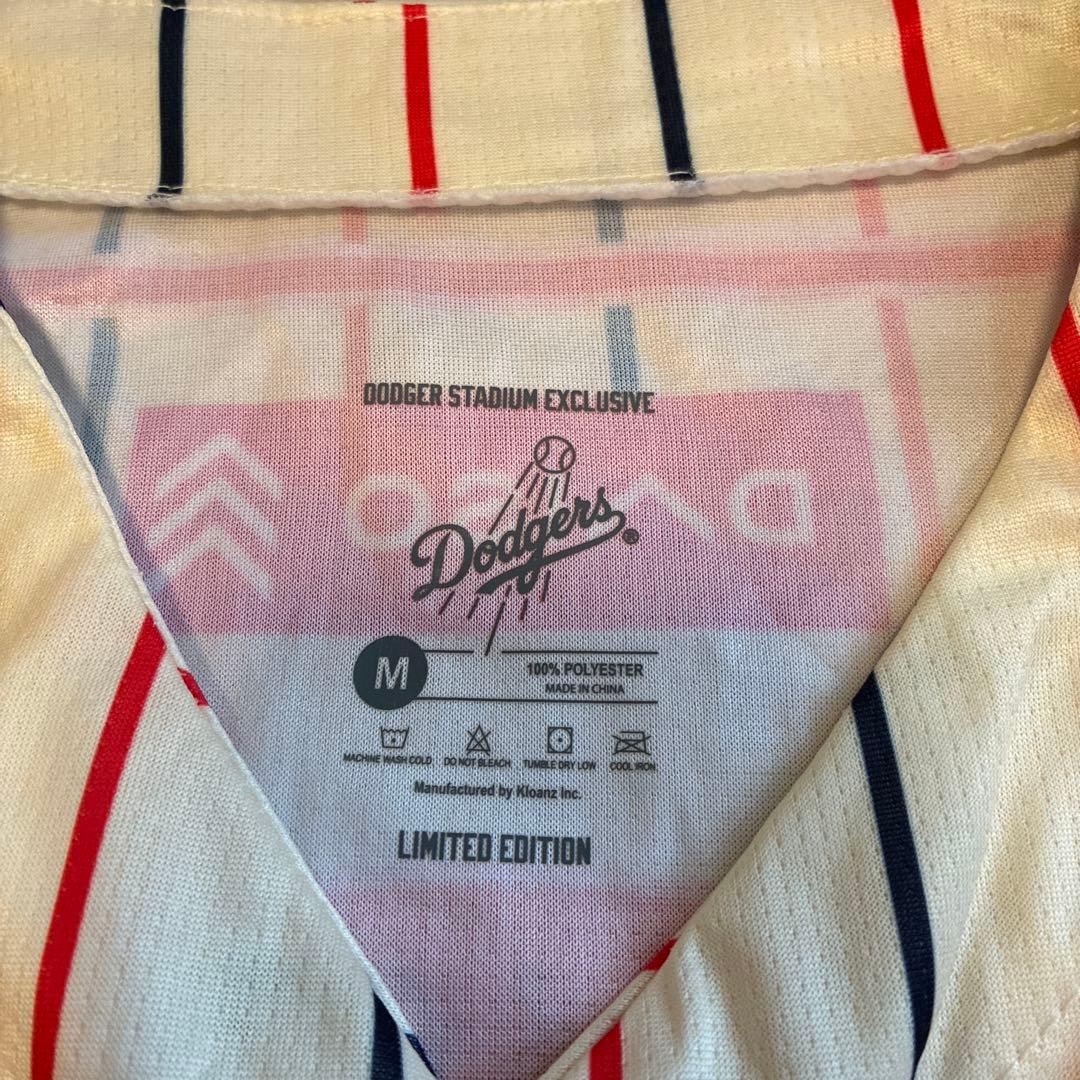 ドジャースDodgers 大谷ユニフォーム M ジャパニーズヘリテージナイト②