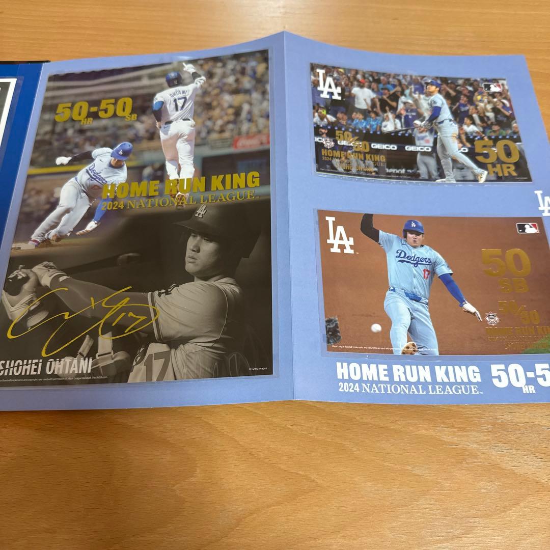 新品　大谷翔平プレミアムフレームポストカードセット サイン入り　MLB認定商品