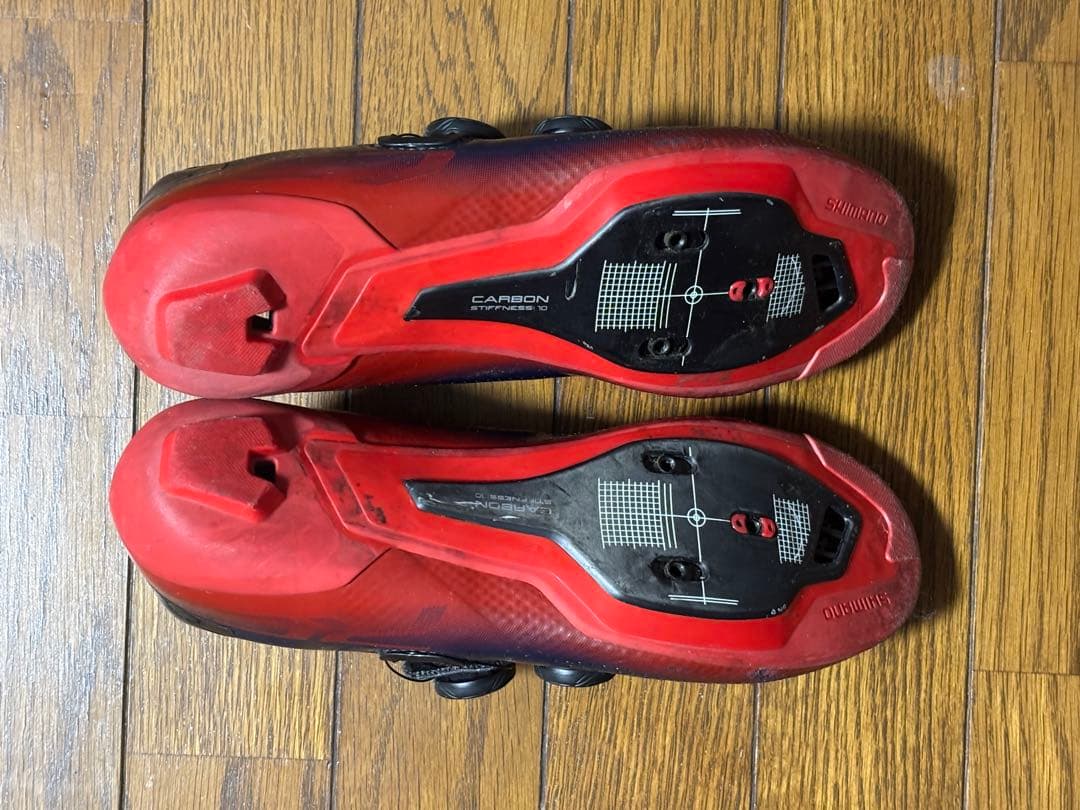 SHIMANO シマノ RC702 EU41 CM25.8 ネイビー/レッド