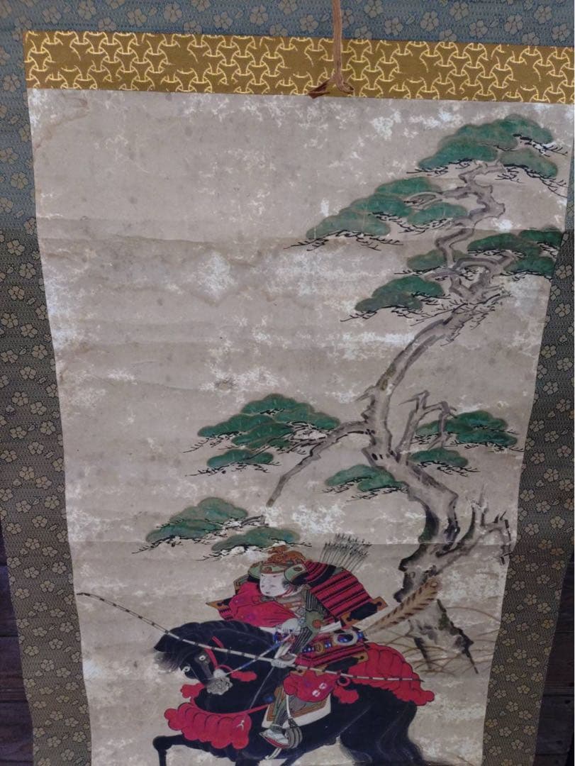 3-3392 掛軸　佐竹曙山　秋田蘭画