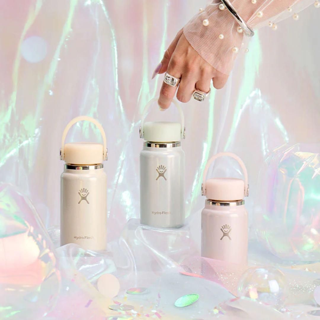 限定完売品Hydro Flask 200ml Glimmer Blue 水筒