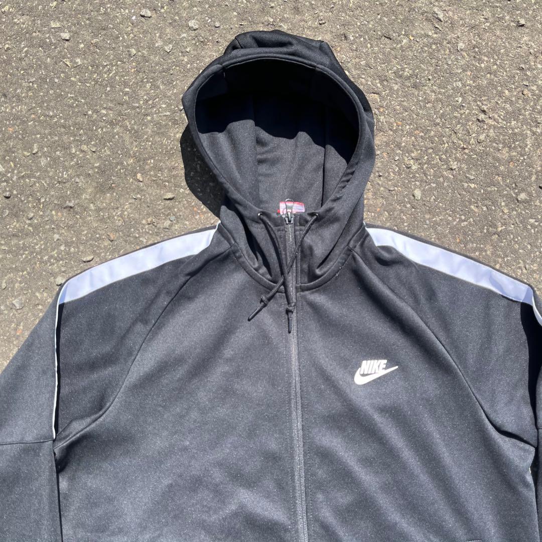 NIKE ナイキ ジップパーカー テックフリース セットアップ y2k 黒 XL