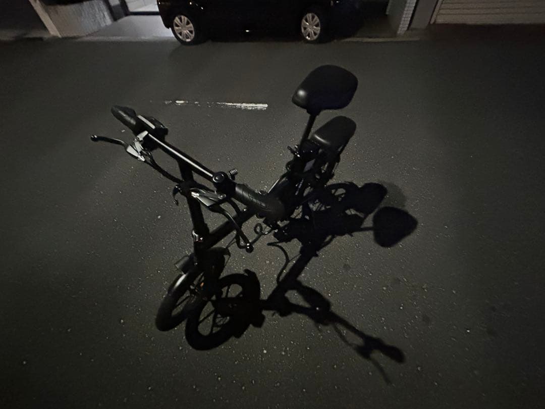 ※けんさん専用折りたたみ式電動アシスト自転車 ブラック