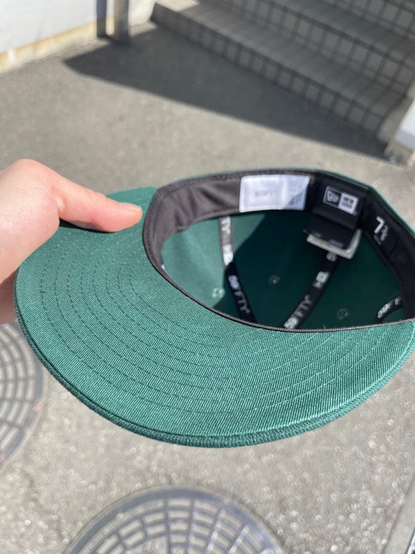 WTAPS NEW ERA 59FIFTY グリーン キャップ 7 3/8