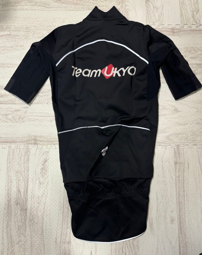 選手支給品　Team UKYO サイクルジャケット　レイン用　 Sサイズ