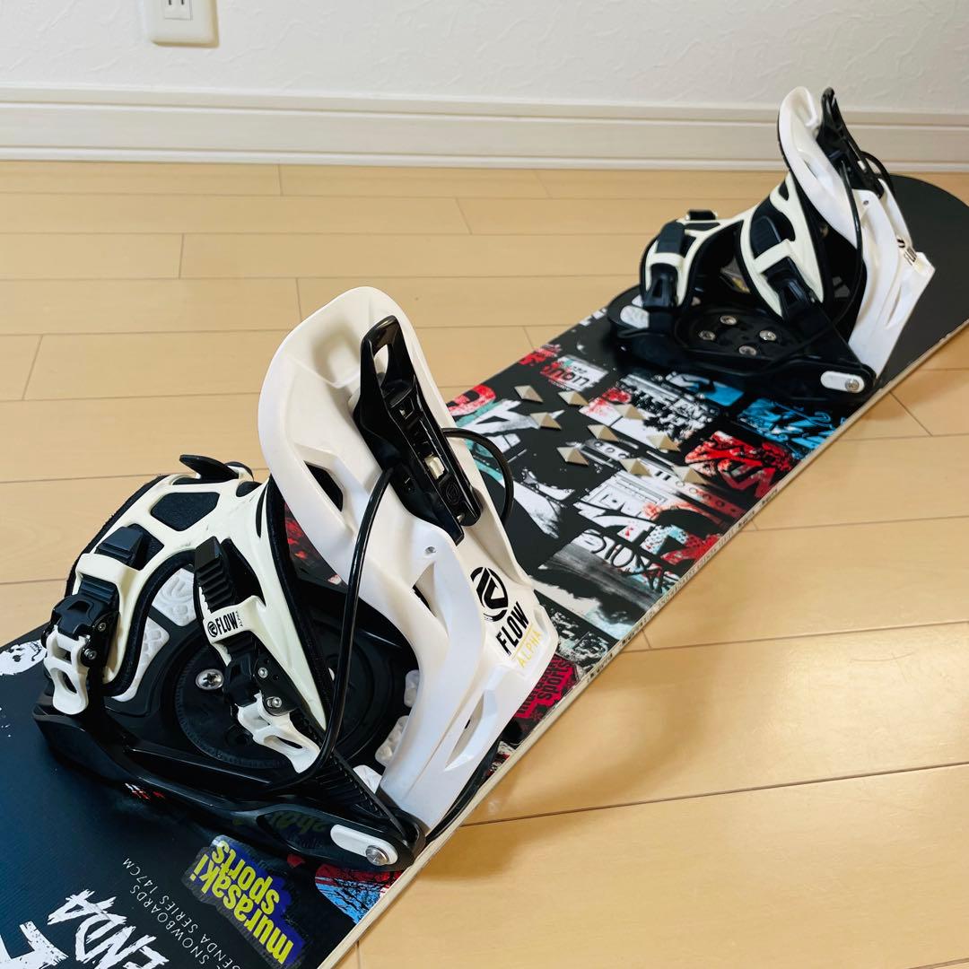 RIDE AGENDA 147cm FLOW ALPHA Lサイズ スノーボード