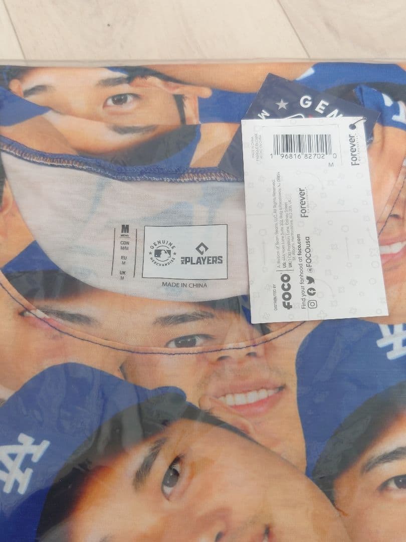 残り１【新品未使用】大谷翔平 顔だらけ MLB公式 Tシャツ Ｍサイズ