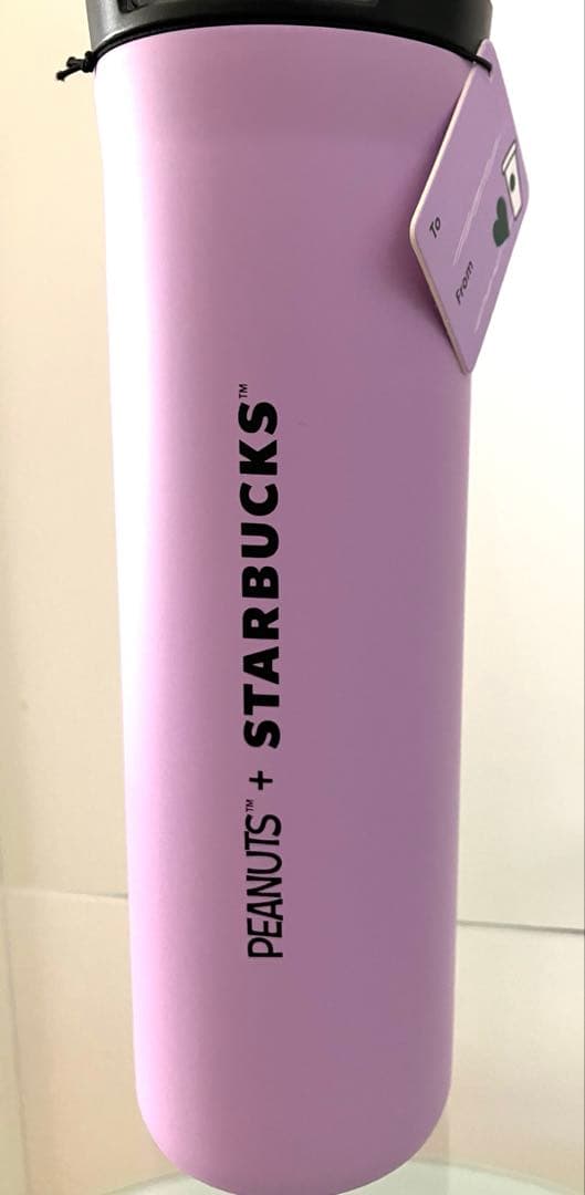 新品♡即完売品　スタバ　PEANUTS ステンレスボトル パープル ボトル