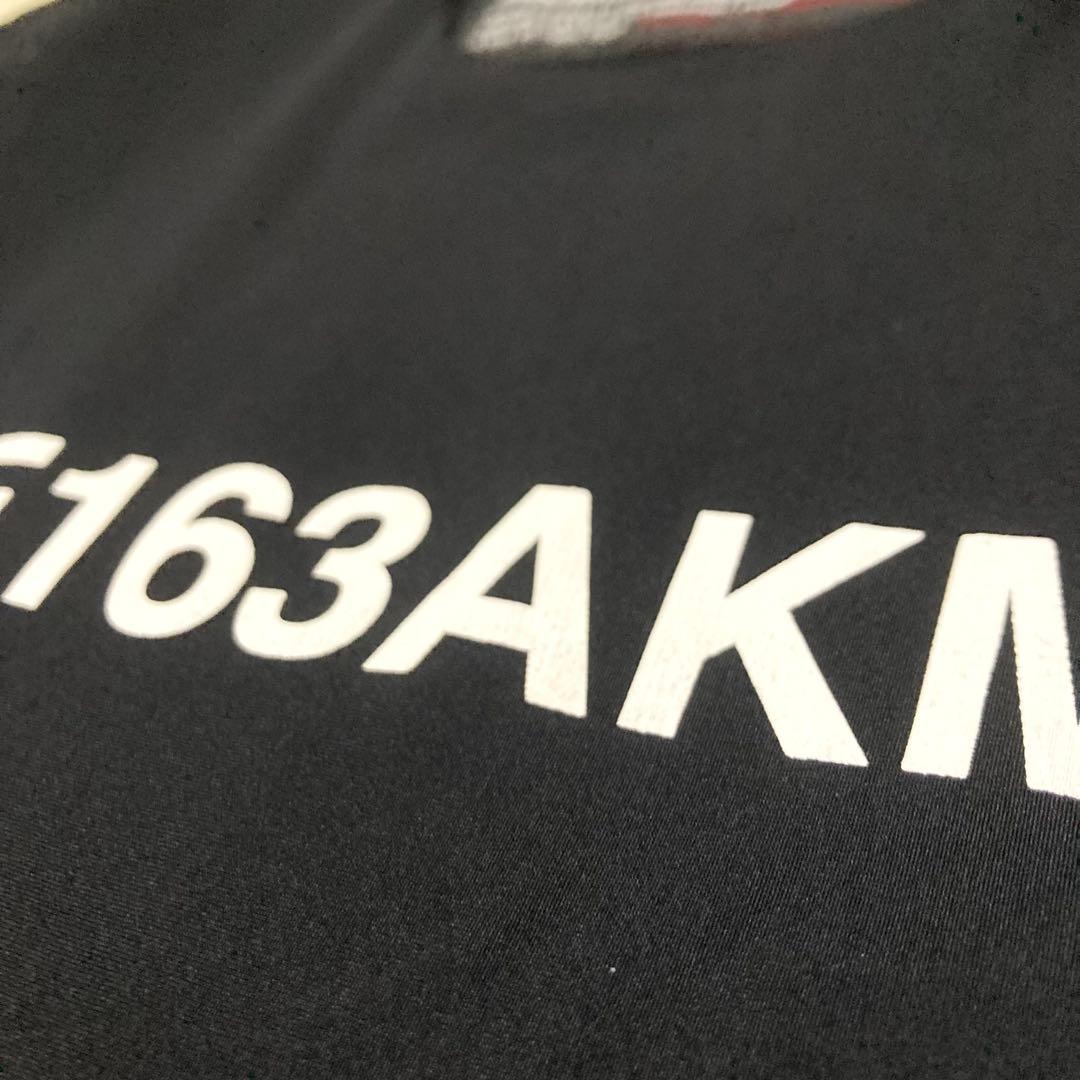 LUXE163AKMBB ナイロンプリオーバー　Tシャツ　ゴルフ　AKM