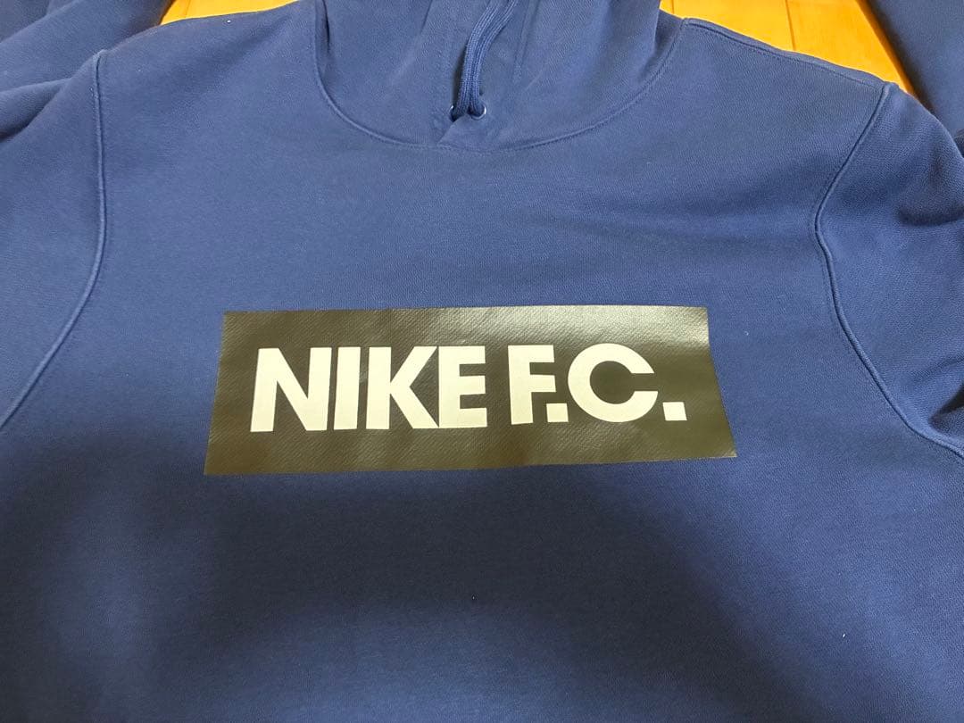 【美品】NIKE fc 上下セット　ネイビー　サッカー　フットサル　ナイキ