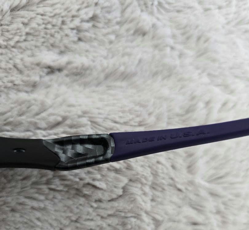 OAKLEY FLAKJacket MADE IN U.S.Aカーボン柄ゴルフ用