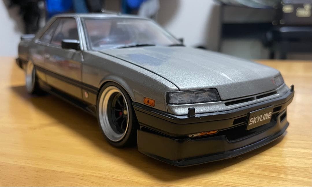 1/18 オートアート R30スカイラインRSターボ 鉄仮面 カスタム仕様 銀色
