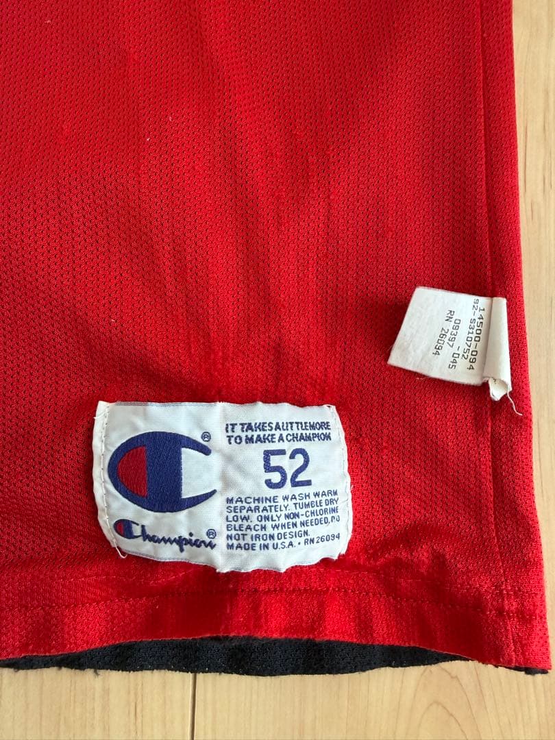 Champion シカゴ・ブルズ リバーシブル ゲームシャツ USA製