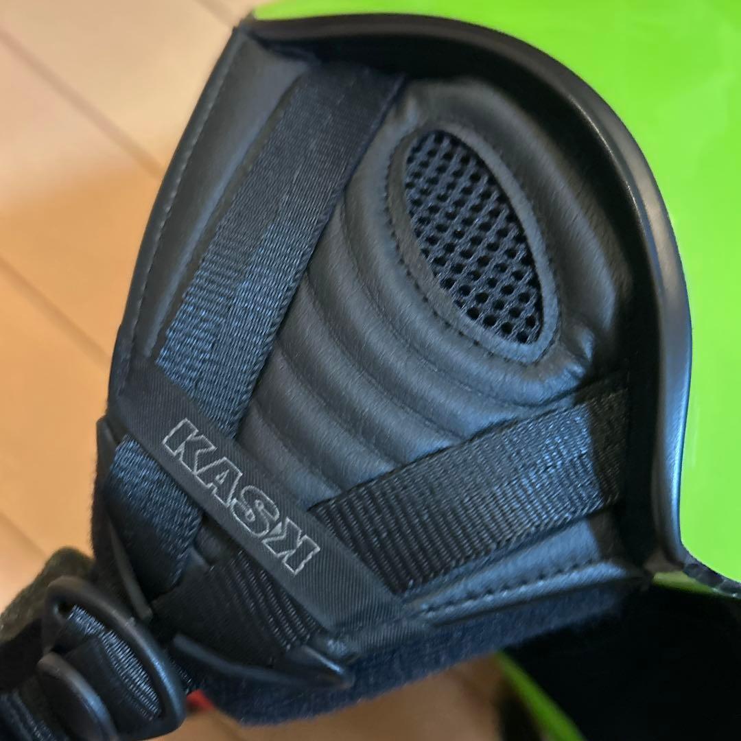 バイザー付き KASK製スキー用ヘルメット サイズ59-60cm