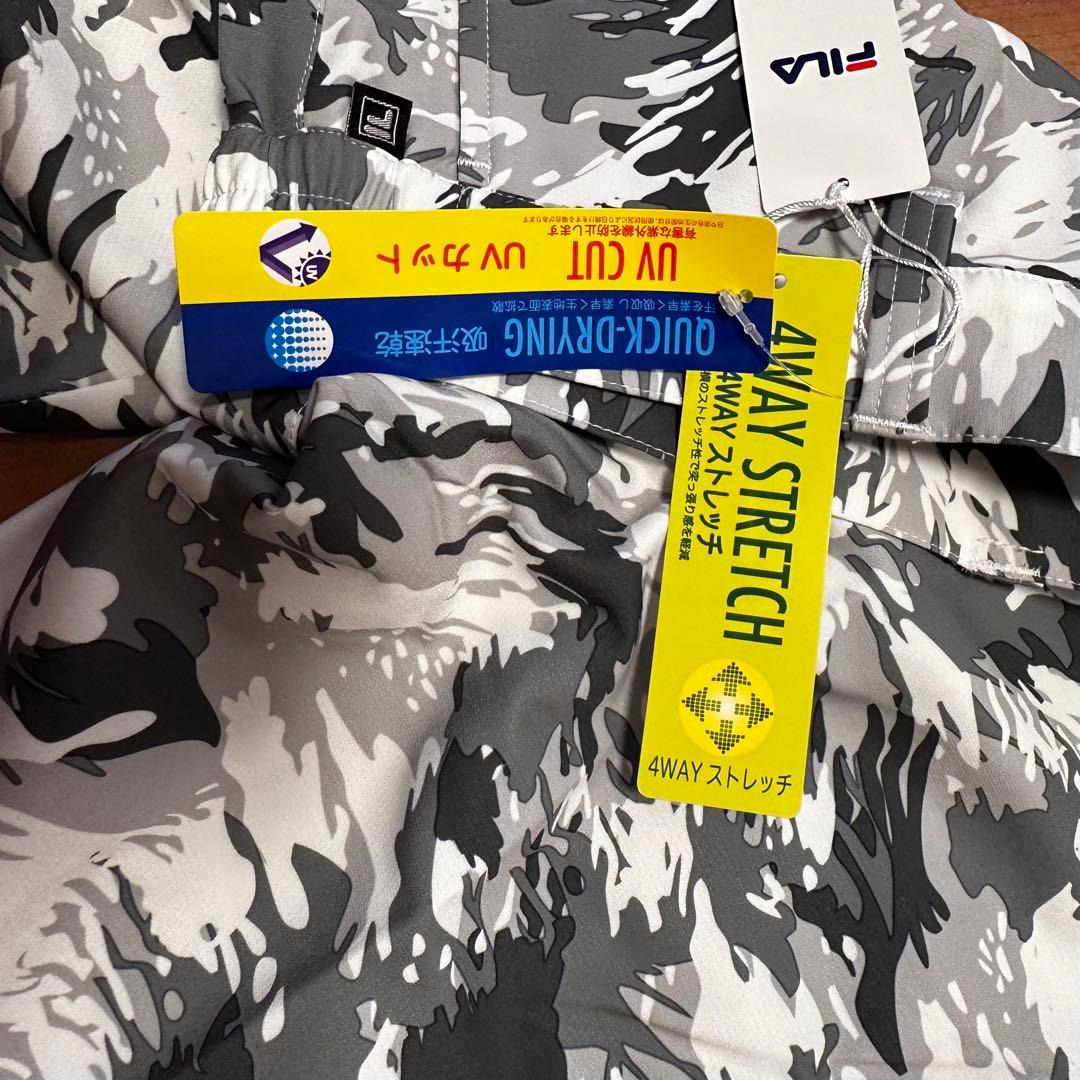 FILA ハーフパンツ　グレー　長袖　ポロシャツ　サイズXL セットアップ