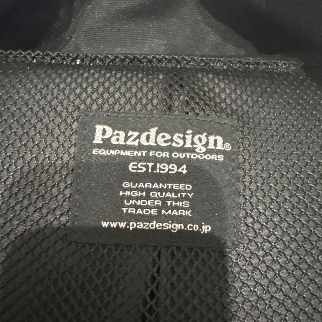 Pazdesign フィッシングベスト 黒