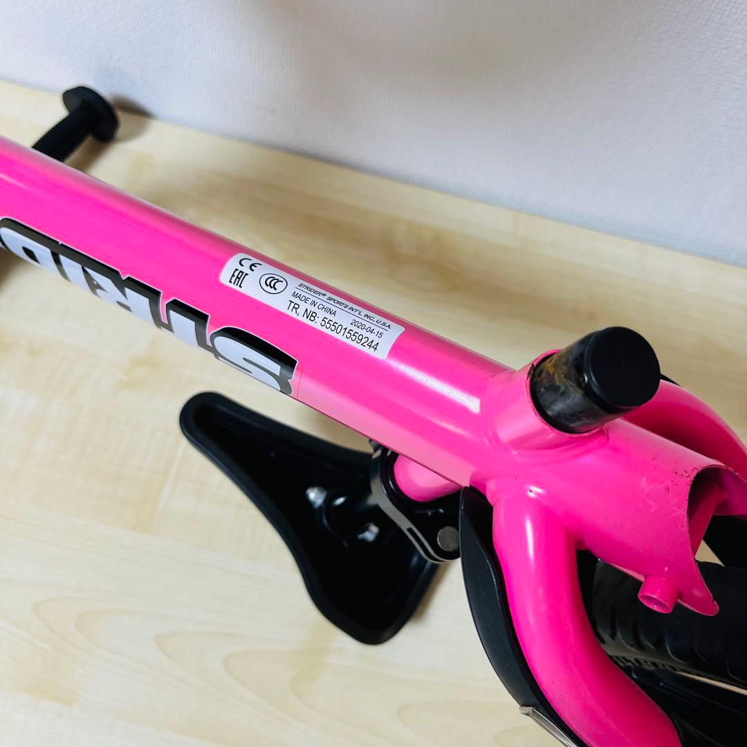 ストライダースポーツ キッズ用　ピンク　1歳半〜5歳　27kgまで